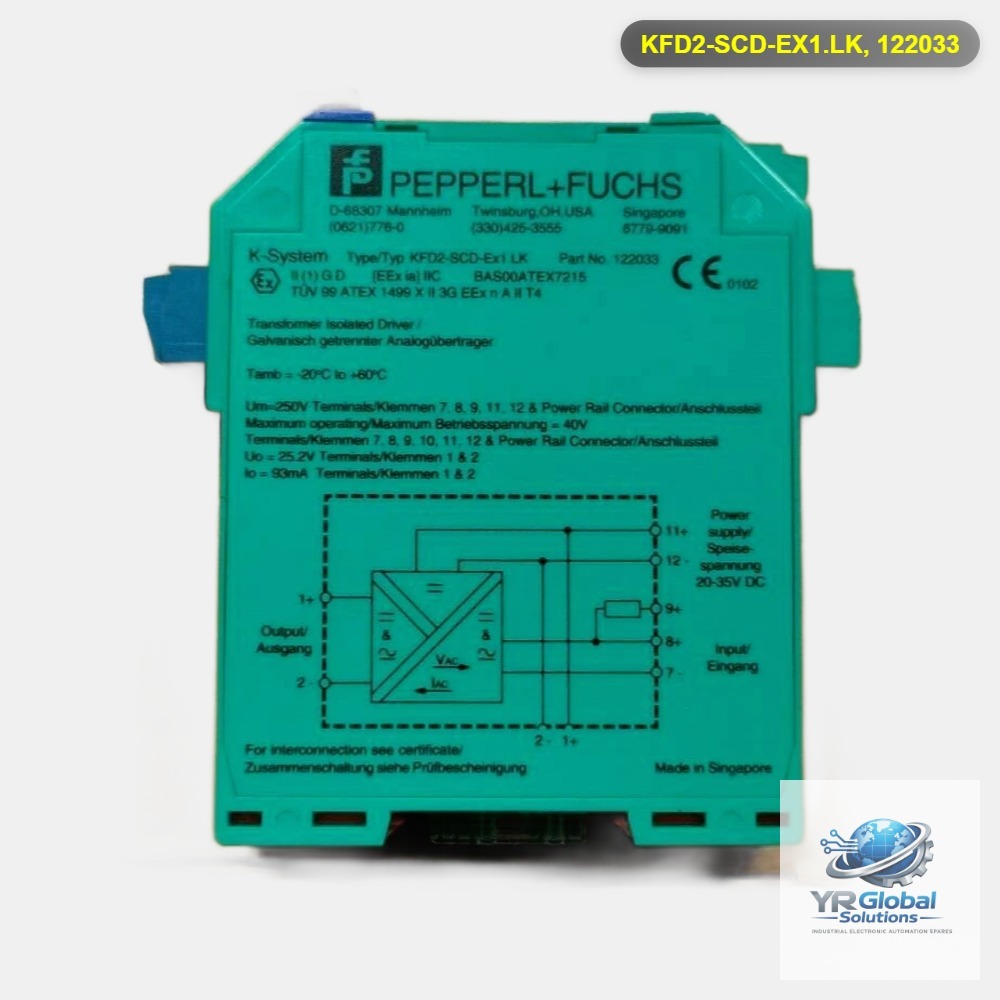 PEPPERL+FUCHS KFD2-SCD-EX1.LK, P/N: 122033